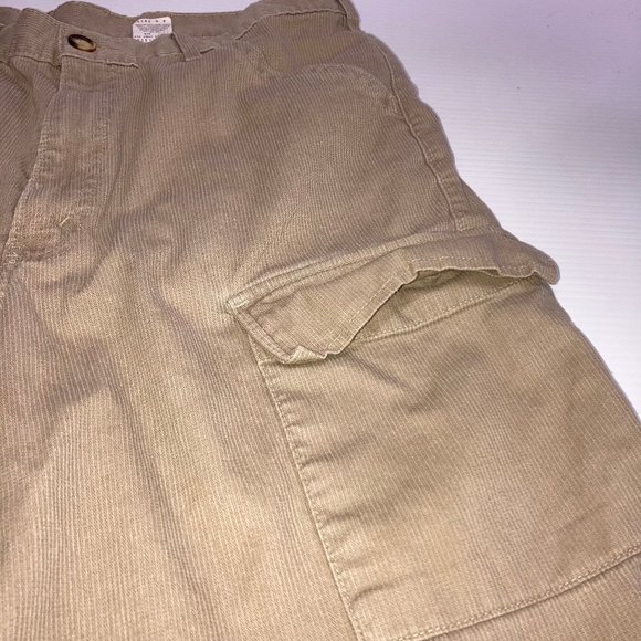 Vtg Levi's Cargo Baggy Corduroy Tan 34x31 - Picture 7 of 12